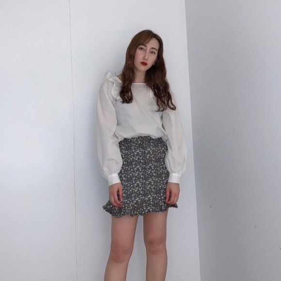 W♥C / Wego Japan white ruffle blouse - Picture 9 of 9